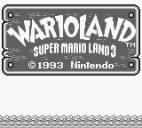 Wario Land - Super Mario Land 3 Title Screen